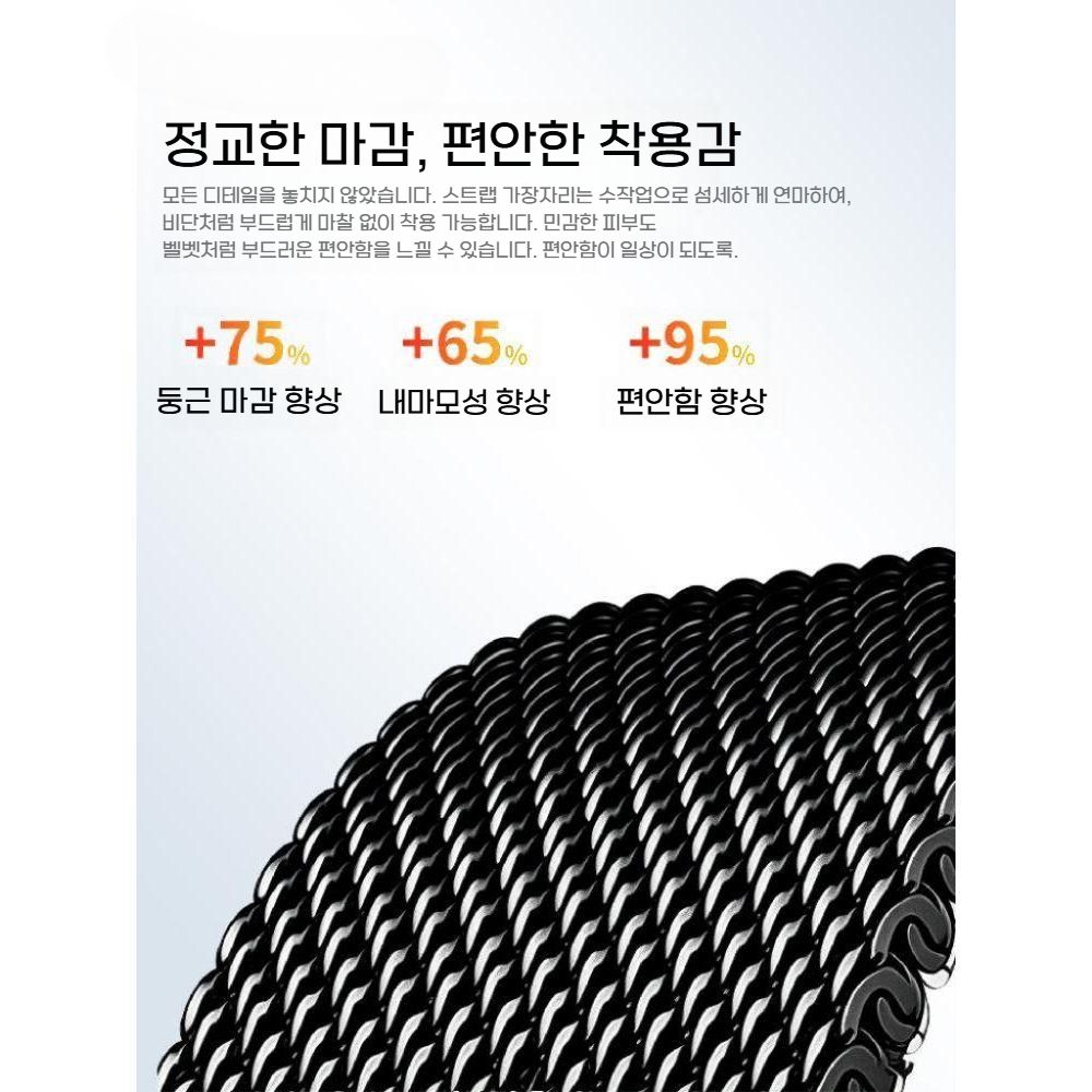 샤오미 미밴드 10프로 스트랩 밀라니즈 마그네틱 자석 메탈 밴드 - 상세 이미지 4