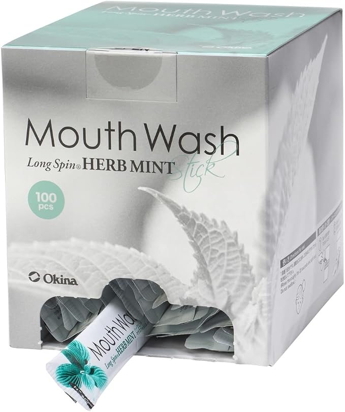 오키나 OKINA 휴대용 가글 마우스워시 허브 민트향 스틱형 10ML 100개입 - 상세 이미지 3