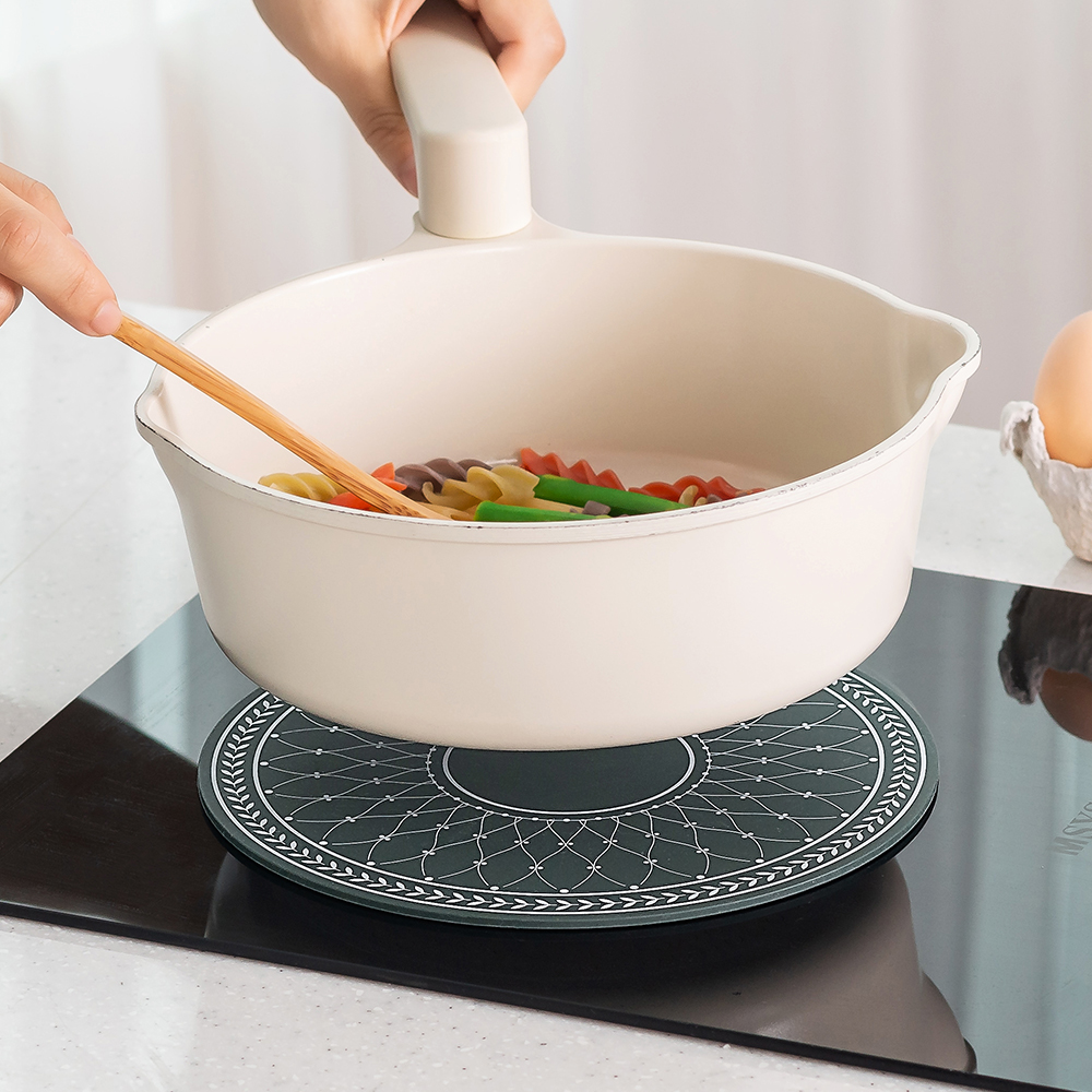 국산 플라이토 실리콘 헤스티아 인덕션 보호매트 패드 시트 커버 냄비받침 20cm - 상세 이미지 5