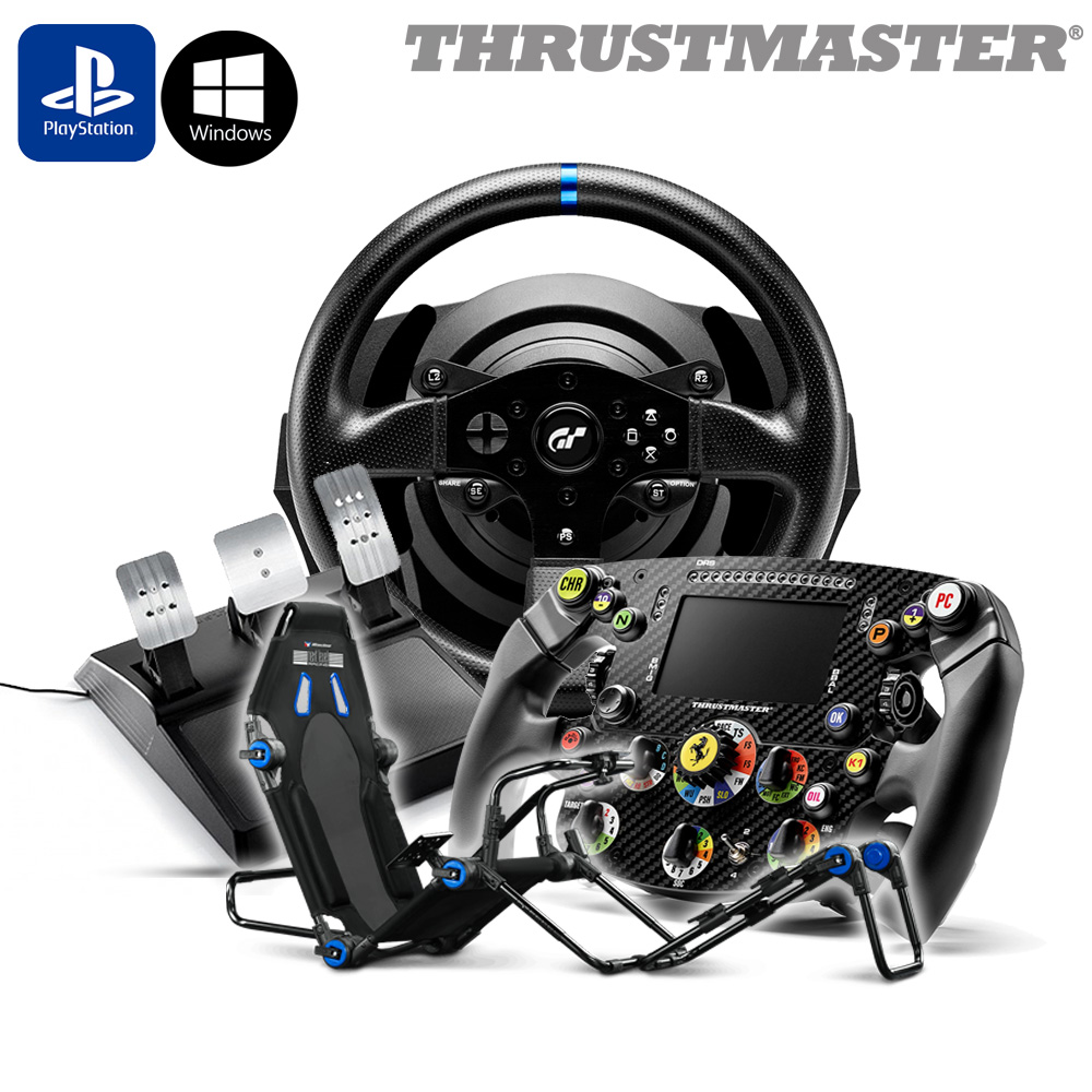 트러스트마스터 T300RS GT 레이싱휠, SF1000핸들, NLR S025 레이싱시트 세트(PS5/PC) - 상품 이미지