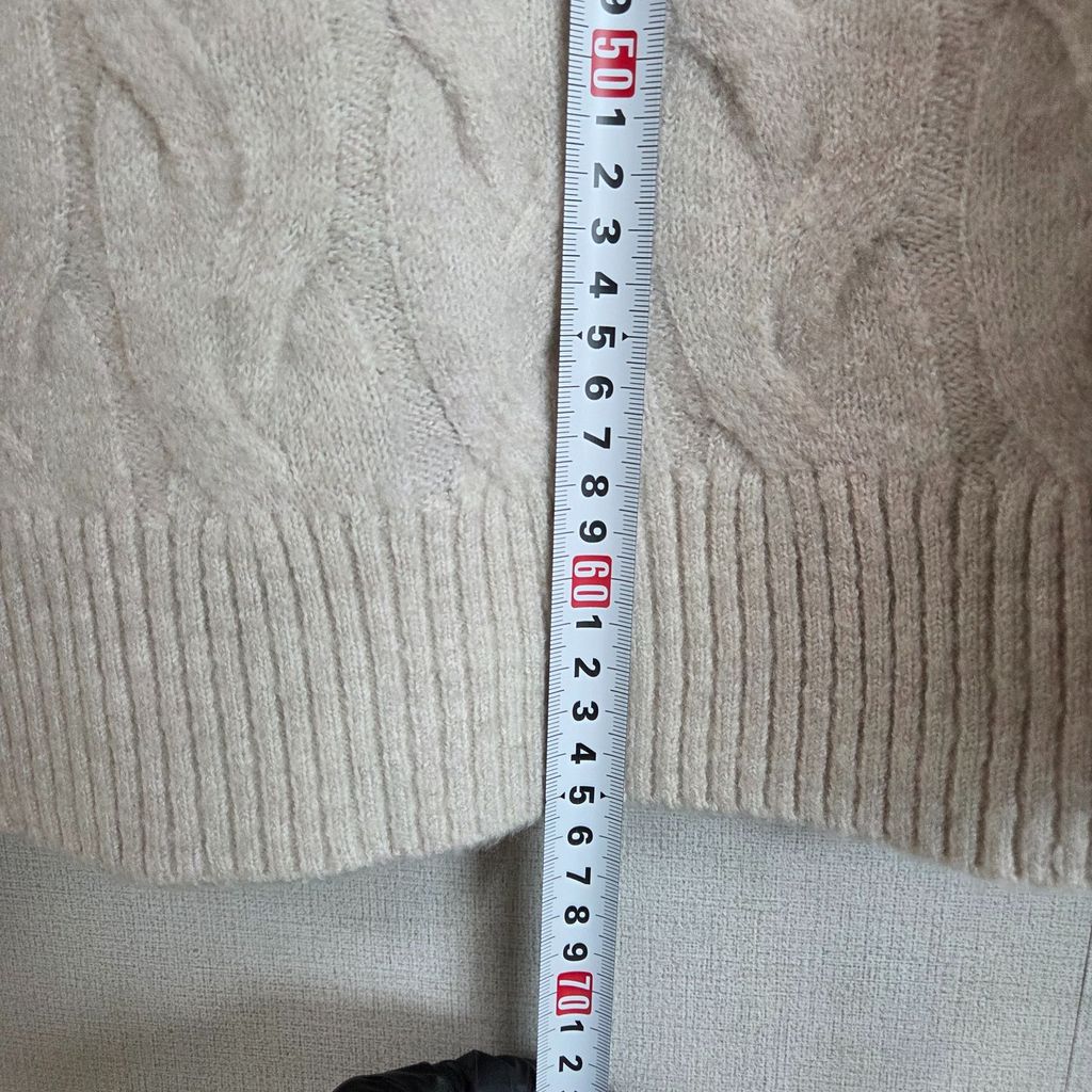 블루페페 베이지 여자 85 니트 O2367 이미지 6