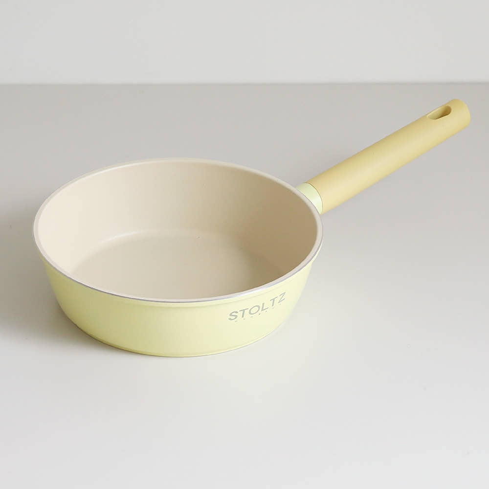 STOLTZ 슈톨츠 쿡웨어 IH 인덕션용 웍팬 궁중팬 24cm, 레몬머랭 이미지 7