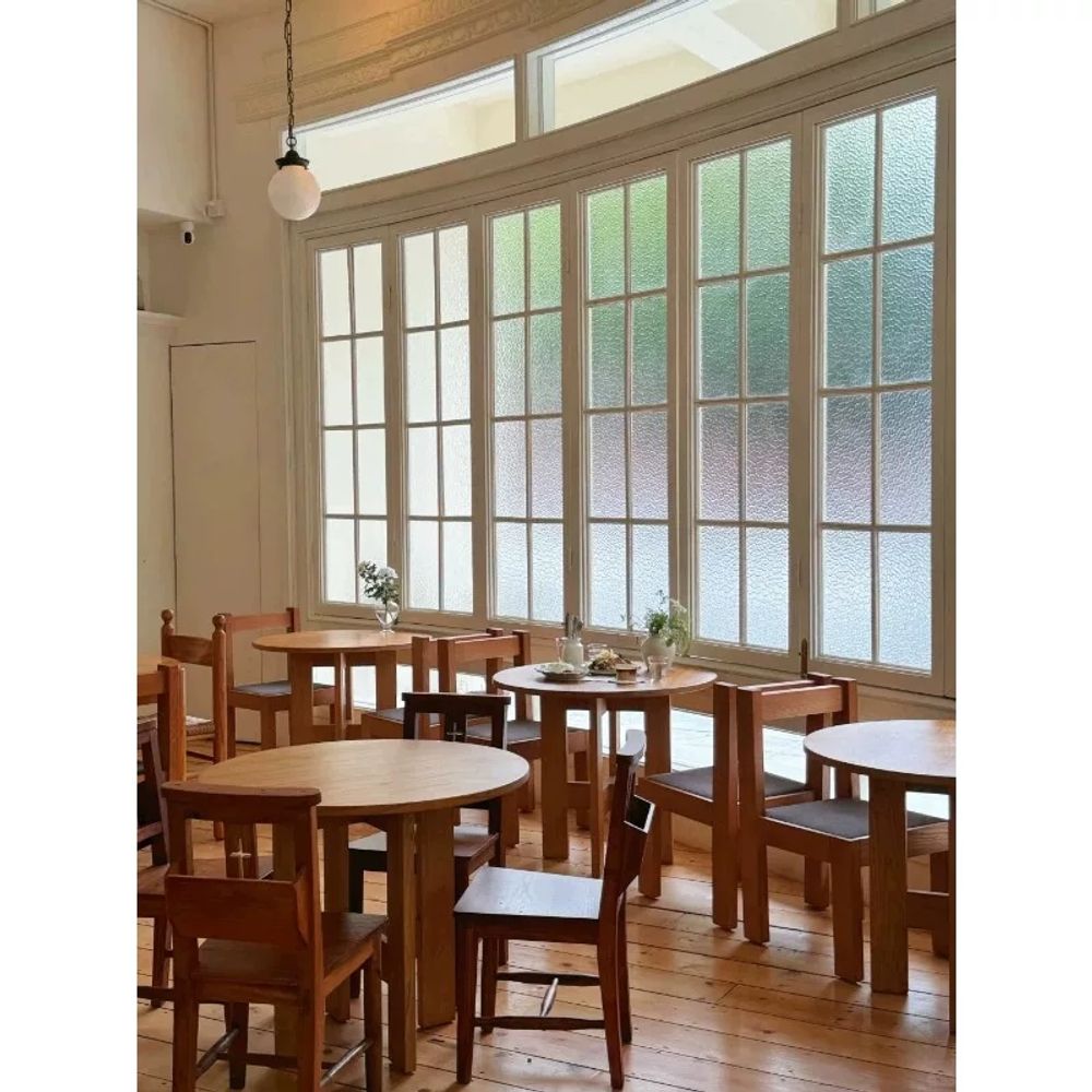빈티지 느릅나무 원형 식탁 다이닝 통원목 기본형 - 상세 이미지 3
