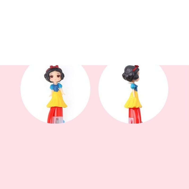 3색 볼펜 디즈니 프린세스 볼펜 라푼젤 귀여운 캐릭터 피규어 이미지 8