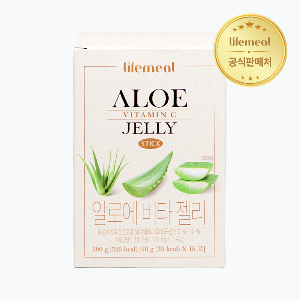 라이프밀 프룻 젤리 스틱 이너뷰티 [15포] 알로에 비타, 300g, 1개 - 상세 이미지 4