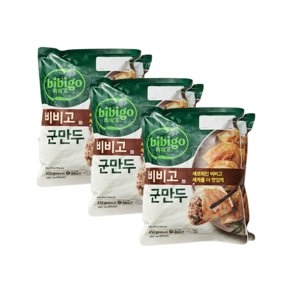 비비고 군만두 450g 2입 x3개 고기만두 - 상품 이미지