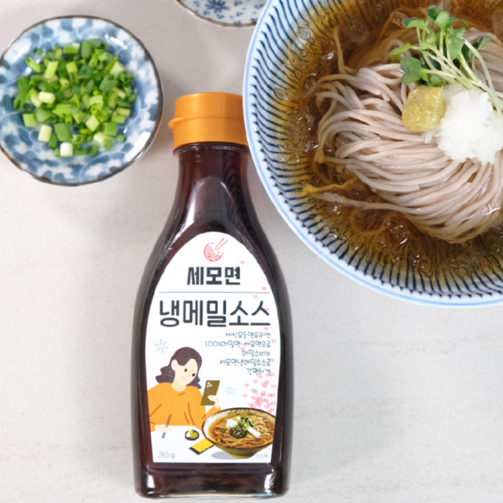 올리온 100% 메밀면 입문세트 (메밀면3+쯔유265g) - 상세 이미지 4