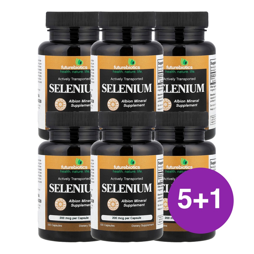 퓨처바이오틱스 셀레늄 200mcg 100캡슐, 6개 - 상품 이미지