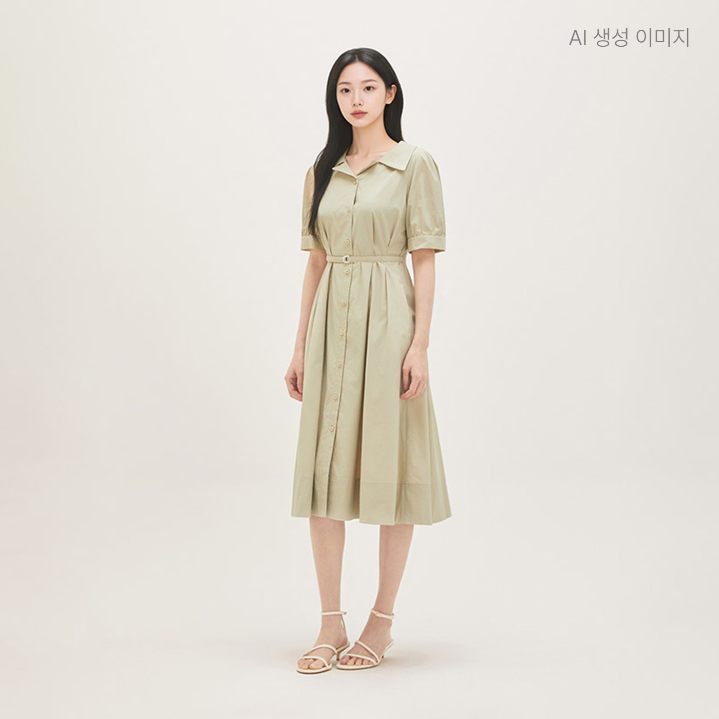 로엠 셔츠카라 원피스 RMOWG25R12 - 상세 이미지 3