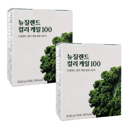 뉴질랜드 컬리케일 100 파우더 1g 30포 30g, 2개