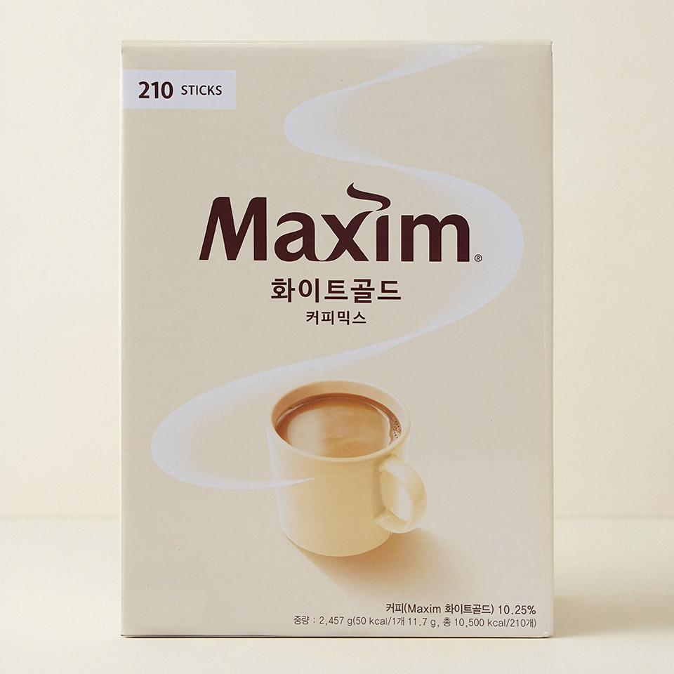 메가마트 동서 맥심 화이트골드 커피믹스 11.7gx210개 - 메인 이미지