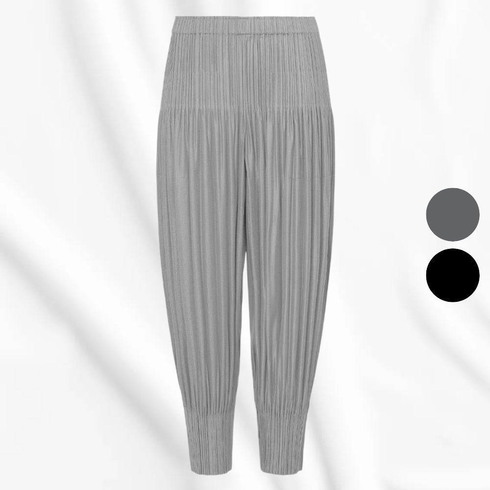 플리츠플리즈 바지 FLUFFY BASICS JF402 - 상품 이미지