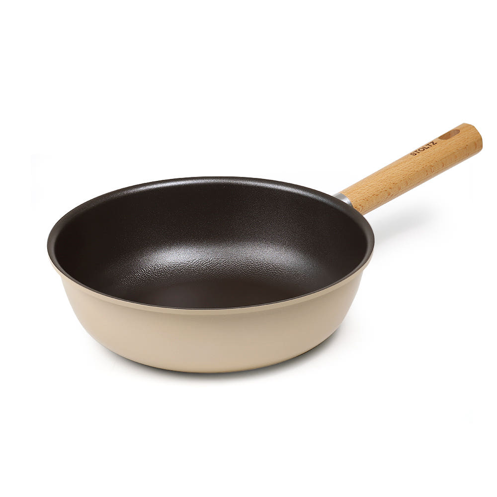 STOLTZ 슈톨츠 쿡웨어 IH 인덕션용 웍팬 궁중팬 28cm, 다크차콜 - 상세 이미지 5