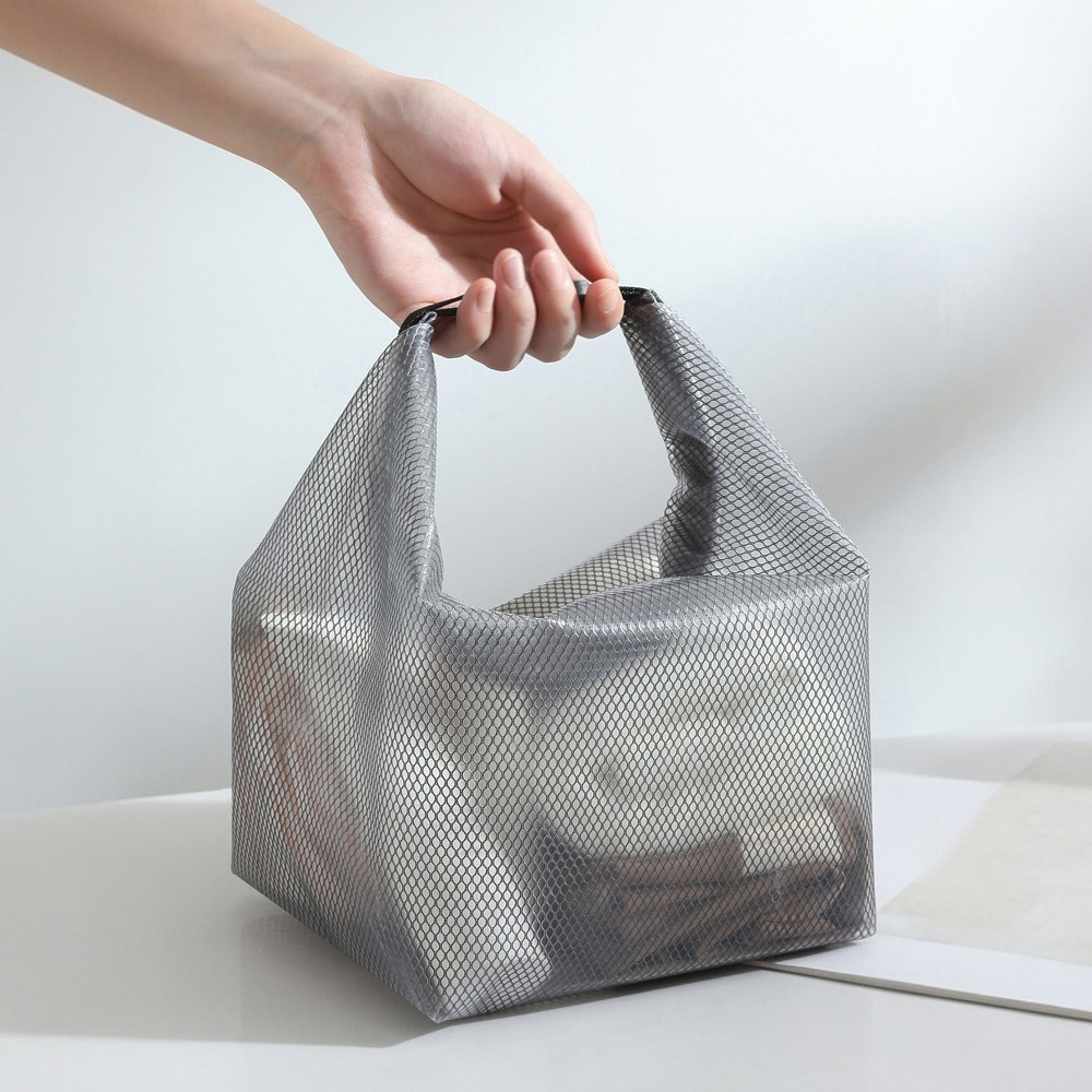 수영 물놀이 가방 드라이백 비치백 버클형 방수 파우치 2.5L, 그레이 이미지 6