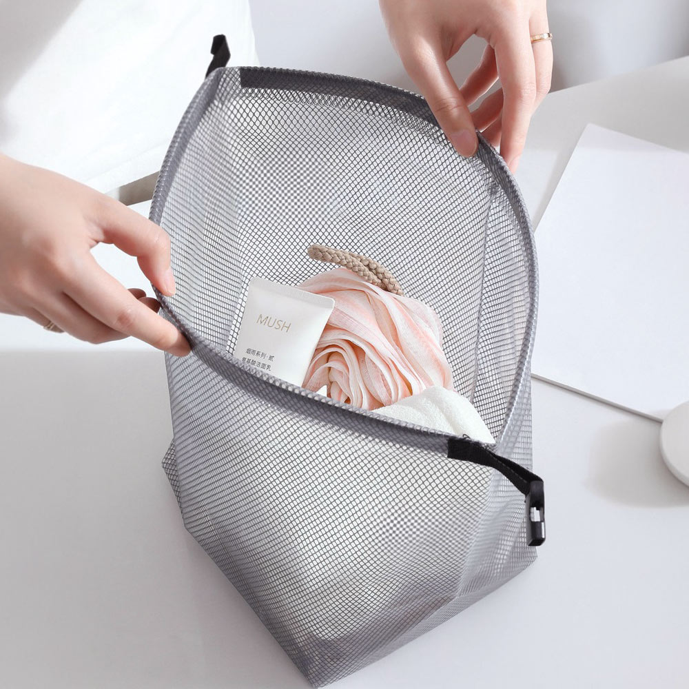 수영 물놀이 가방 드라이백 비치백 버클형 방수 파우치 2.5L, 그레이 이미지 8