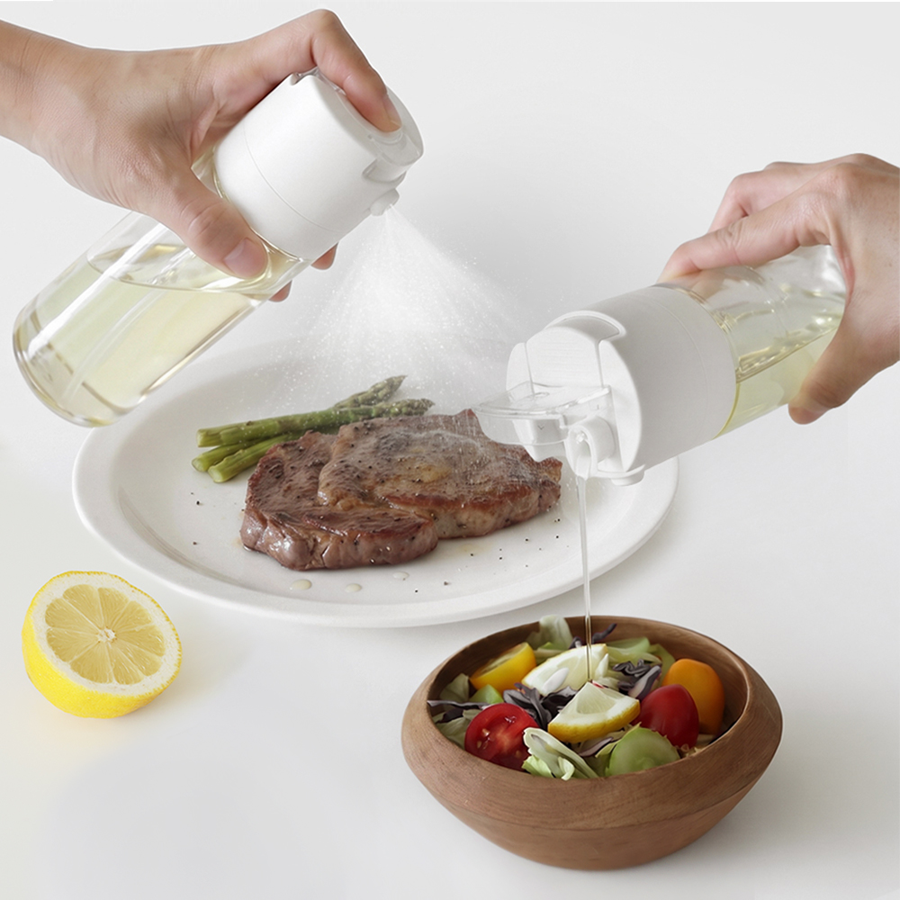 비화이트 2way 오일스프레이 오일병 / 분사형 디스펜서 양념병 소스통 270ml, 1개 - 상세 이미지 2