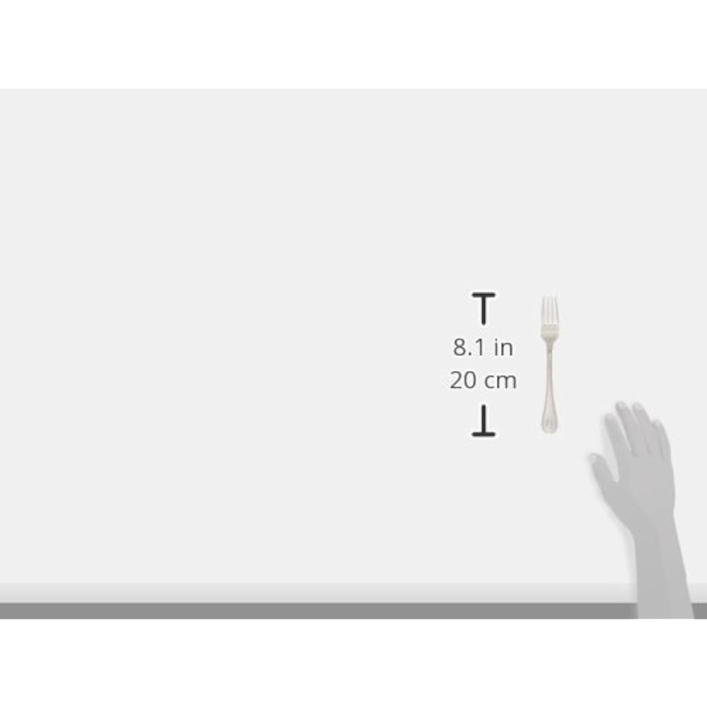 레녹스 프렌치 펄 65피스 18/10 실버웨어 세트(12인용, 플랫웨어) | 미러 마감, 식기세척기 사용 가능 | 서빙 스푼 및 식기 세트 포함 | 견고한 내구성, 주방 및 식사용 - 상세 이미지 2