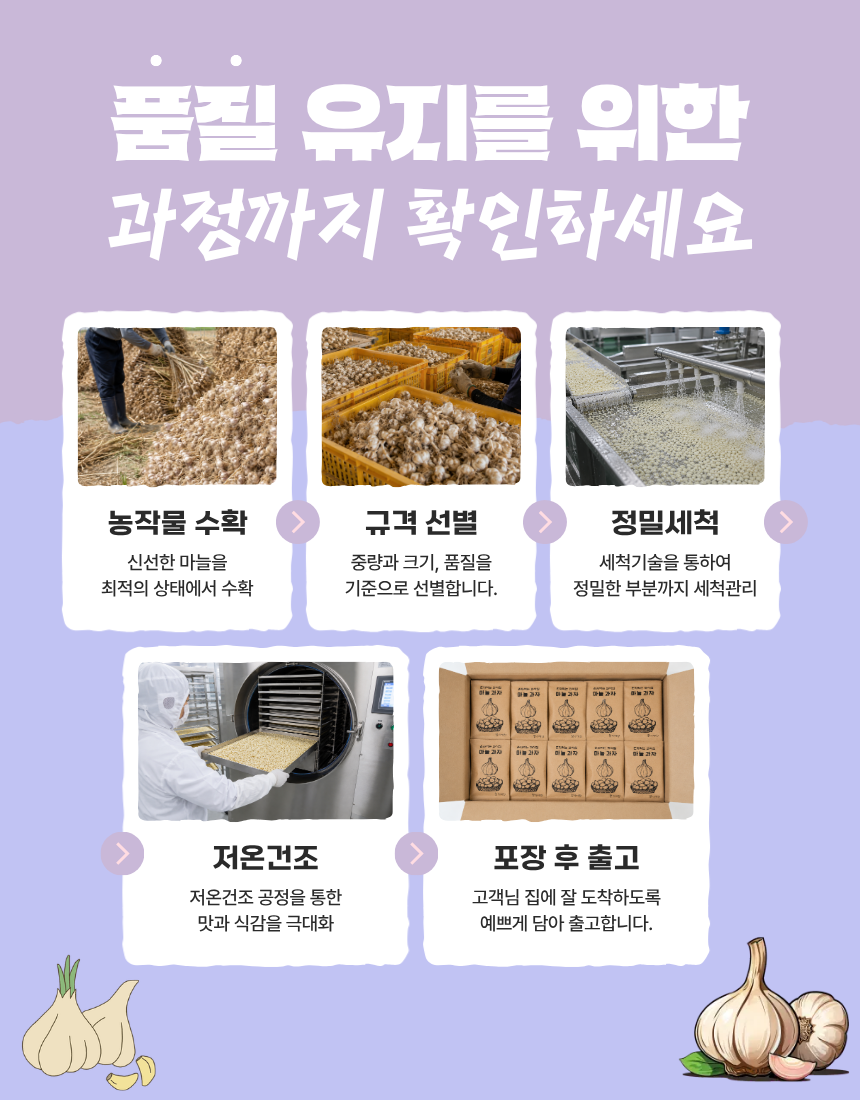 당뇨 건강 간식 과자 동결건조 구운 마늘칩 혼자먹는 꽈삭칩 20g, 5개 - 상세 이미지 4