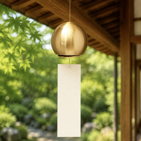 Nousaku 일본 노사쿠 바람종 황동 풍경 윈드차임 <b>마</b><b>루마루</b> MARUMARU