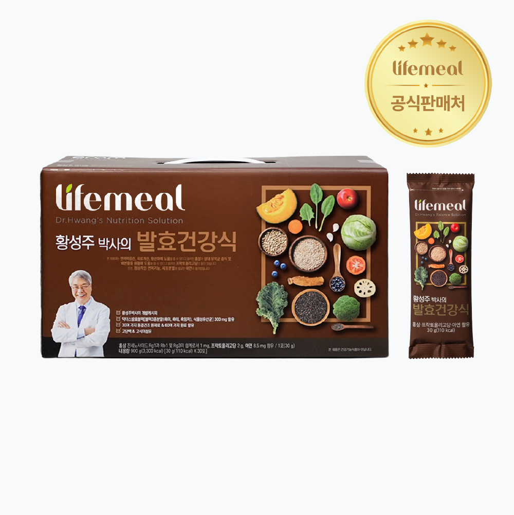 황성주박사의 발효건강식 황성주생식 식사대용 30포, 1개 - 상품 이미지
