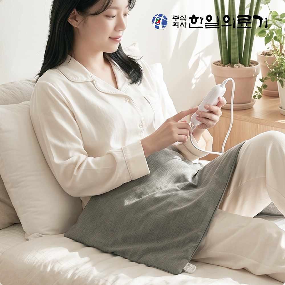 한일의료기 볼트론 전기 온열 찜질기 원적외선 허리 무릎 어깨 복부 등 배 찜질팩 찜질매트 상품 이미지