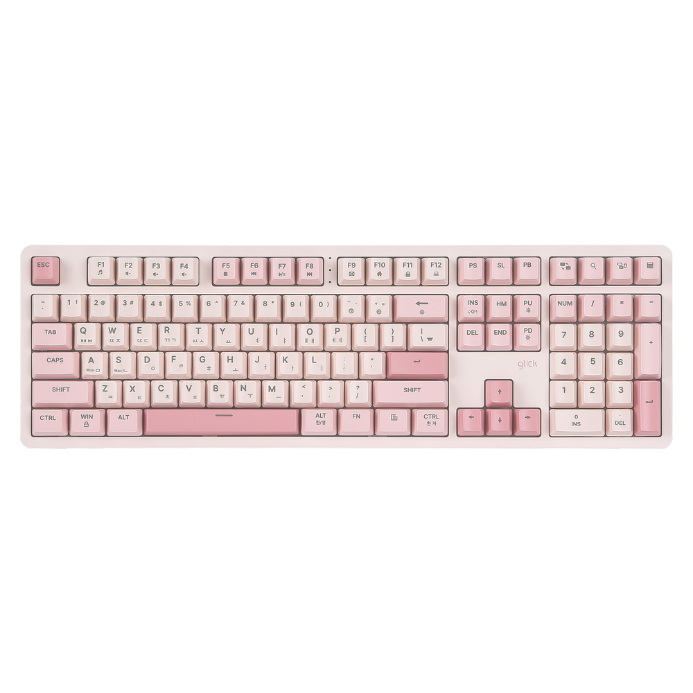 지클릭커 DEEPSEA M DSWK108 RGB 풀윤활 저소음 방수 무선 블루투스 키보드 크림베이지 이미지 8