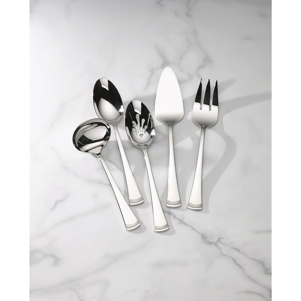 Lenox 레녹스 Portola 서빙 커트러리 세트 5P 손님상차림 테이블서빙 1 Cocktail Forks Set of 4 - 상세 이미지 3