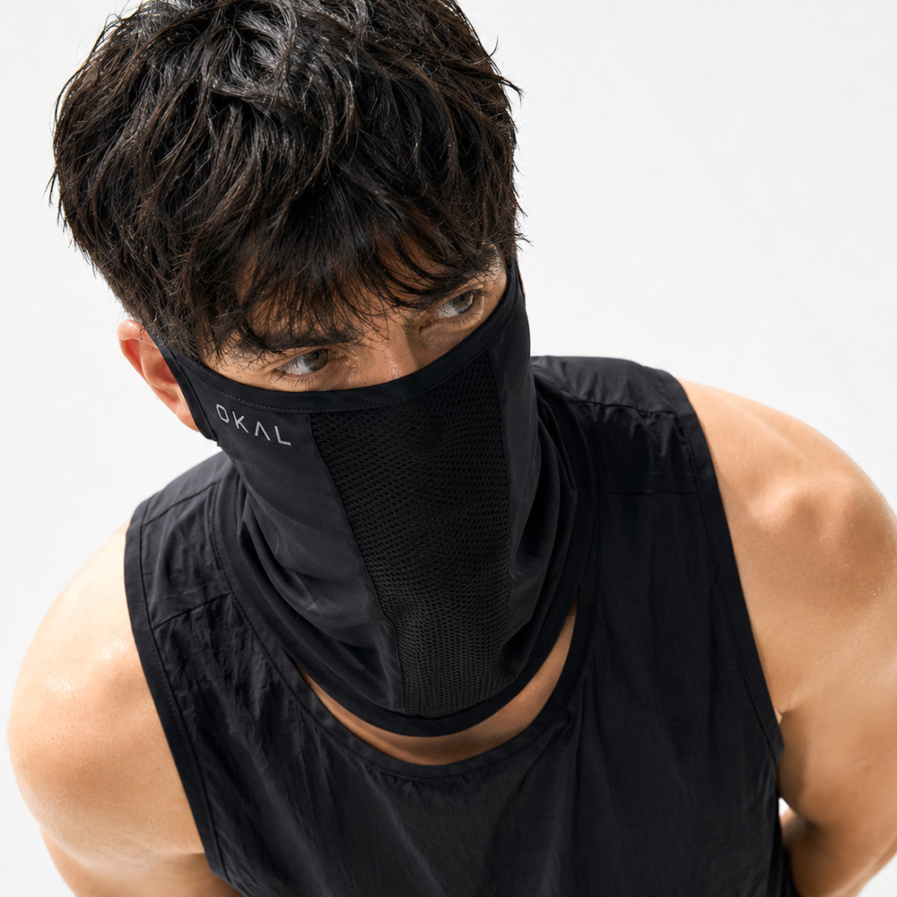 영칼 자외선 차단 마스크 메쉬 귀걸이형 페이스 커버 러닝 스포츠 냉감 등산 골프 상품 이미지