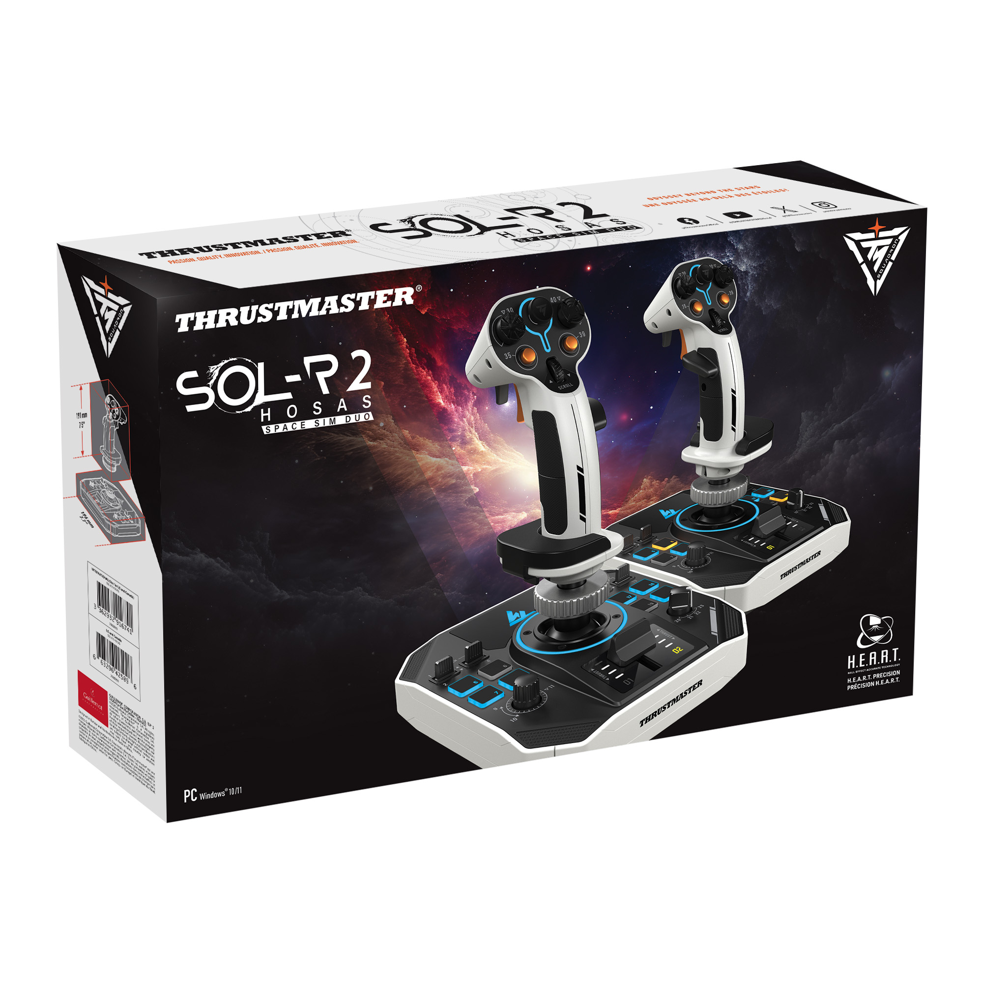 트러스트마스터 SOL-R2 HOSAS SPACE SIM DUO FLIGHTSTICK 비행조이스틱 [PC] 이미지 6