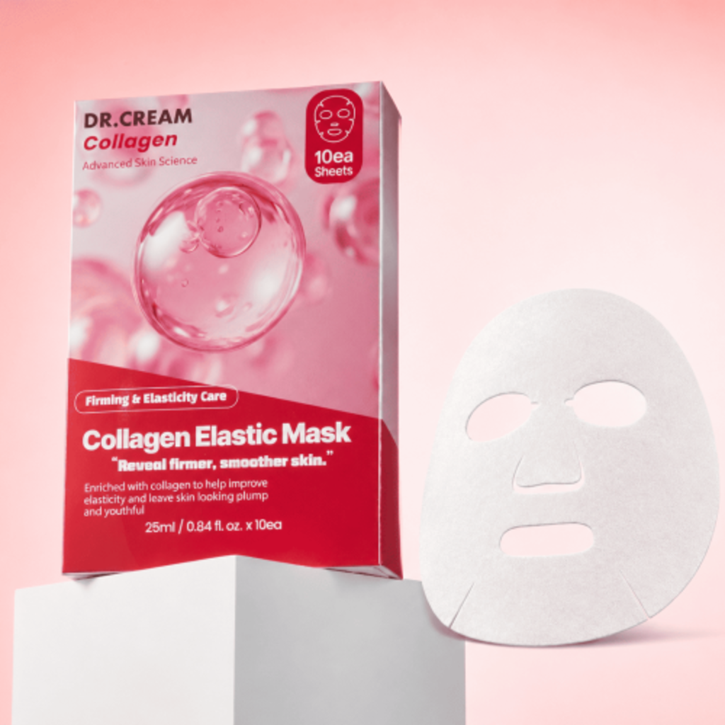 콜라겐 히알루론산 앰플 마스크팩 수분 탄력 시트 마스크 엘누아르 (25ml X 10개입) - 상세 이미지 4