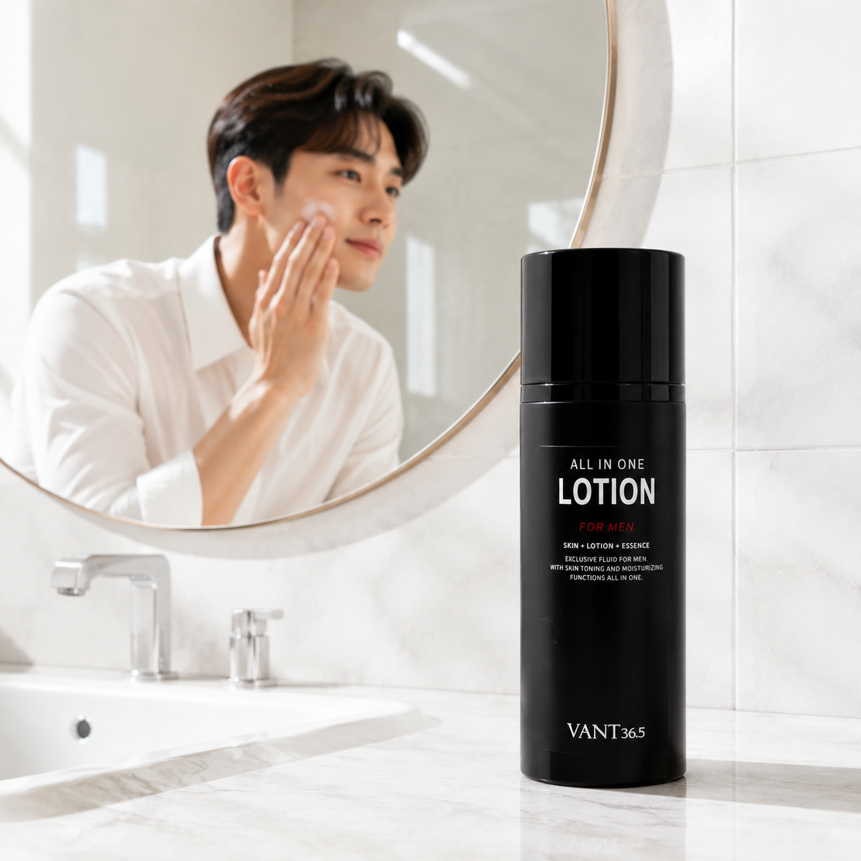 남성용 올인원 로션스킨에센스까지 수분 보습 면도 후 진정크림 에프터쉐이브 120ml, 1개 - 상세 이미지 2