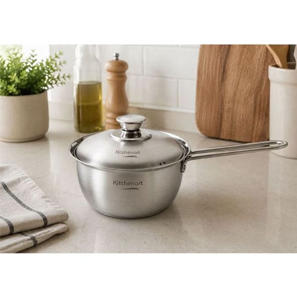 키친아트 인덕션 냄비 라면 찌개 국 요리 편수 냄비 18cm - 상품 이미지