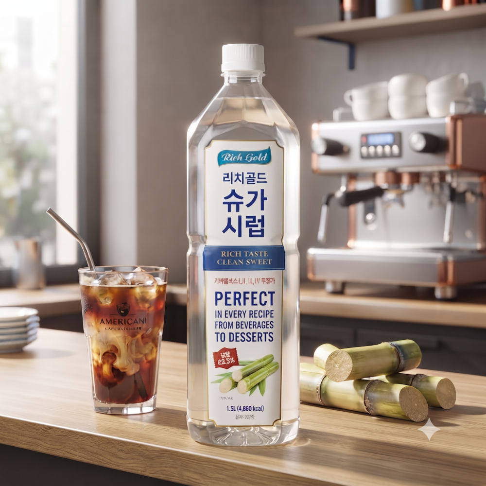 리치스 골드 슈가시럽 설탕시럽 1.5L - 상품 이미지