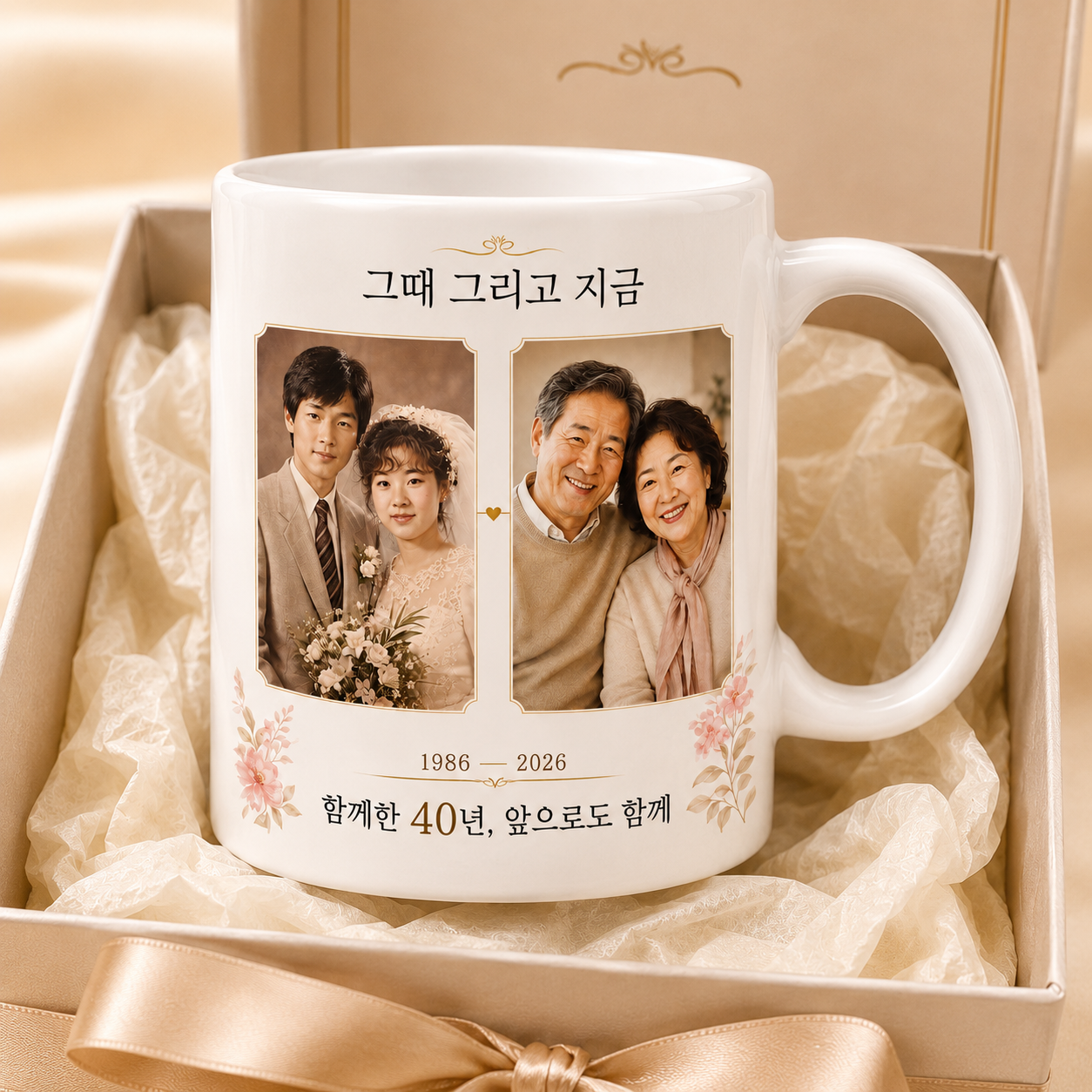 블룸포르타 포토머그컵 주문제작 사진인쇄 돌잔치 답례품 생일 기념일 선물 - 상세 이미지 3