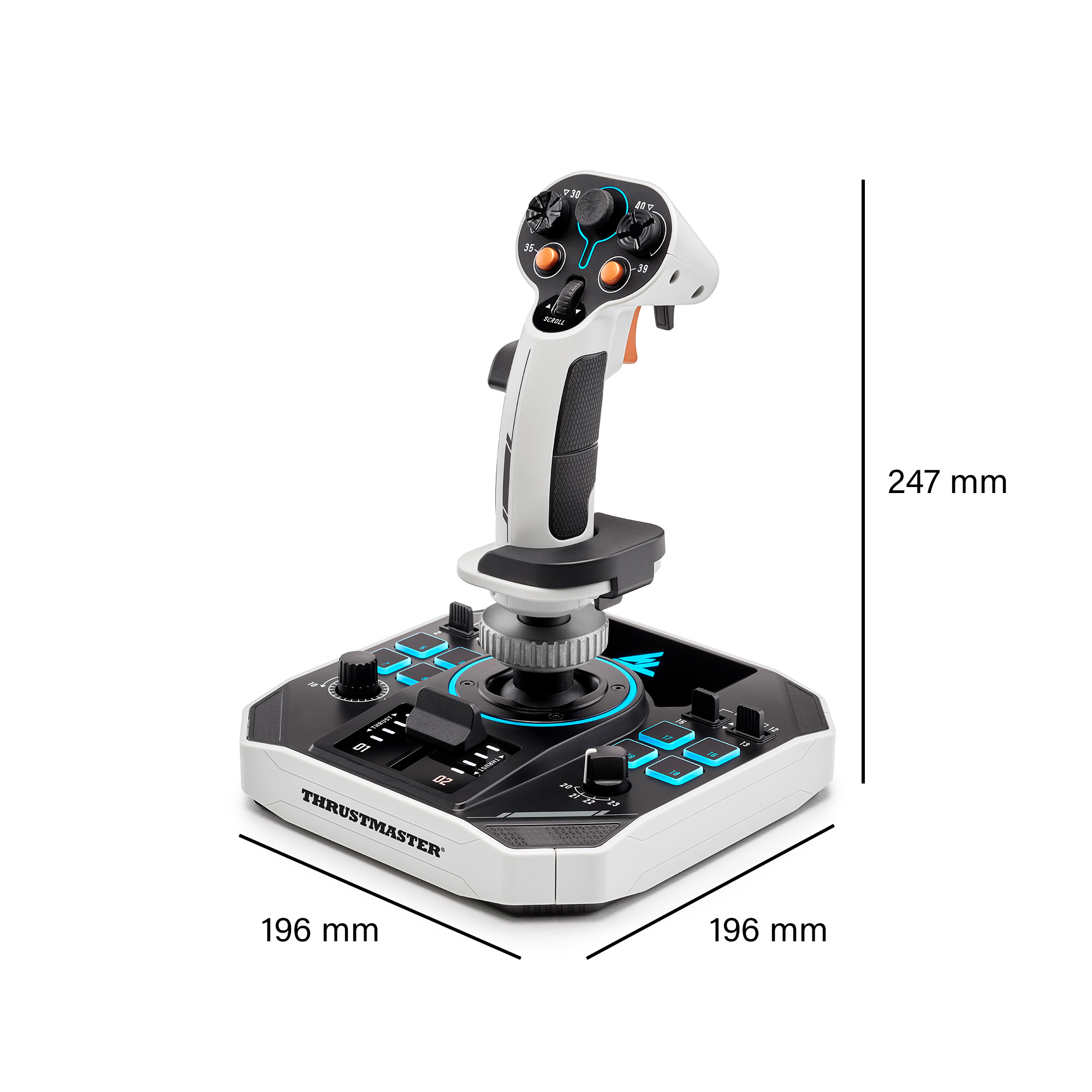 트러스트마스터 SOL-R2 HOSAS SPACE SIM DUO FLIGHTSTICK 비행조이스틱 [PC] - 상세 이미지 5