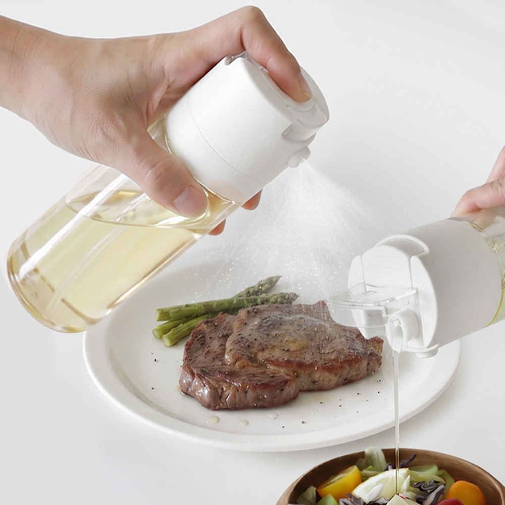비화이트 2way 오일스프레이 오일병 / 분사형 디스펜서 양념병 소스통 170ml, 1개 - 상품 이미지