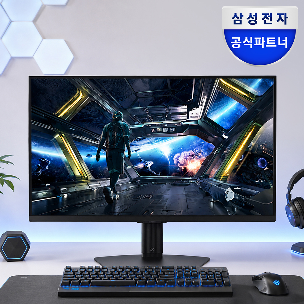 삼성 오디세이 G7 S27DG700 68.4cm(27인치) UHD 4K 144Hz IPS 스마트 게이밍 모니터 스파커 - 상품 이미지