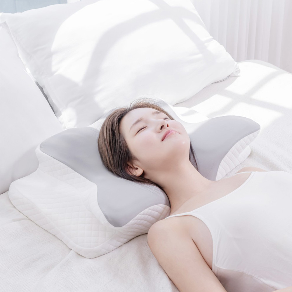 바로핏 옆으로자는 수면 일자목 베개 편한 낮은 거북목 경추 베개 목디스크 - 상세 이미지 2