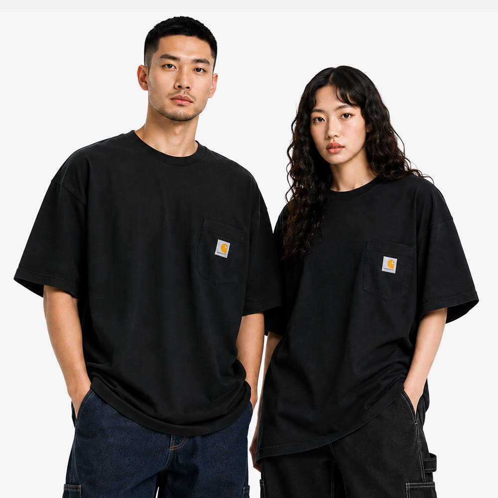 칼하트 포켓 반팔티 K87-BLK 가격 비교 올아이원트 칼하트 포켓 반팔티 K87-BLK