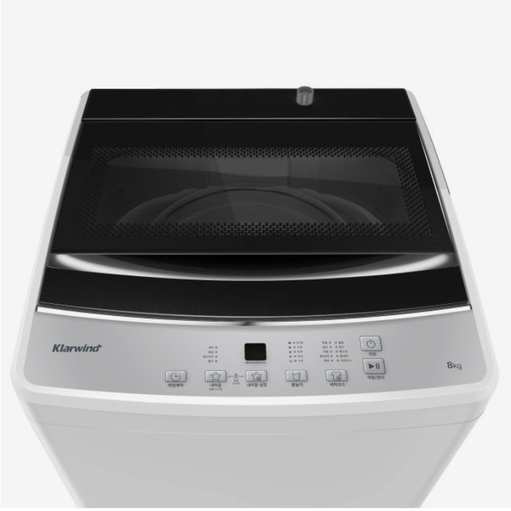 가정용 통돌이 세탁기 8KG 원룸 오피스텔 캐리어 클라윈드 일반세탁기 KWMT-080AWNWW - 상세 이미지 5