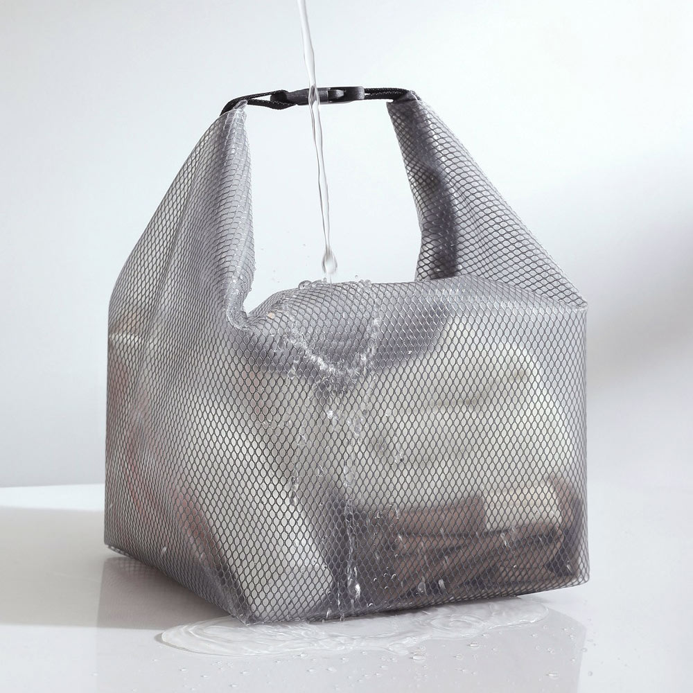 수영 물놀이 가방 드라이백 비치백 버클형 방수 파우치 5.5L, 그레이 - 상세 이미지 5