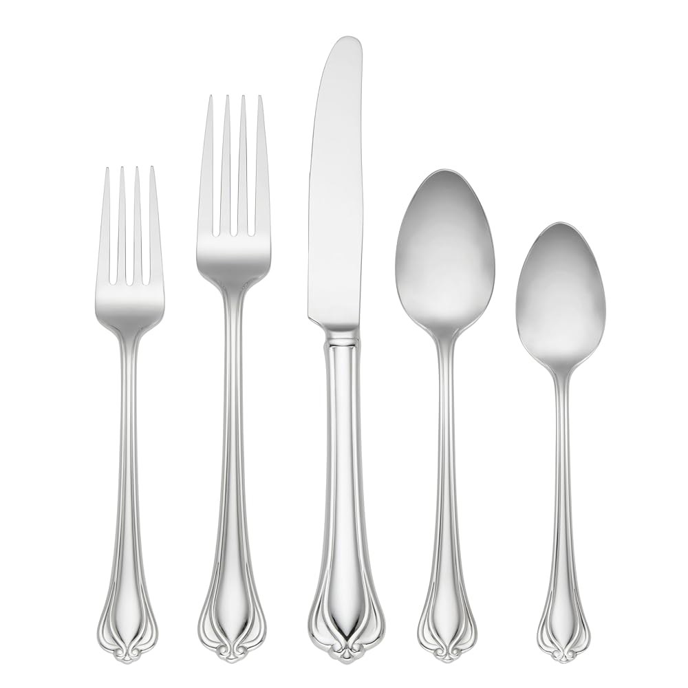 Lenox 레녹스 Alcott 12인용 커트러리 세트 89P 18/10 스테인리스 테이블세팅 Noella - 상세 이미지 3