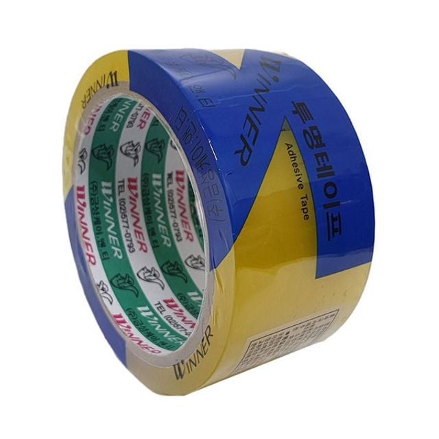 금성 투명 OPP 테이프 아크릴 50개입 48mm x 40M - 상품 이미지