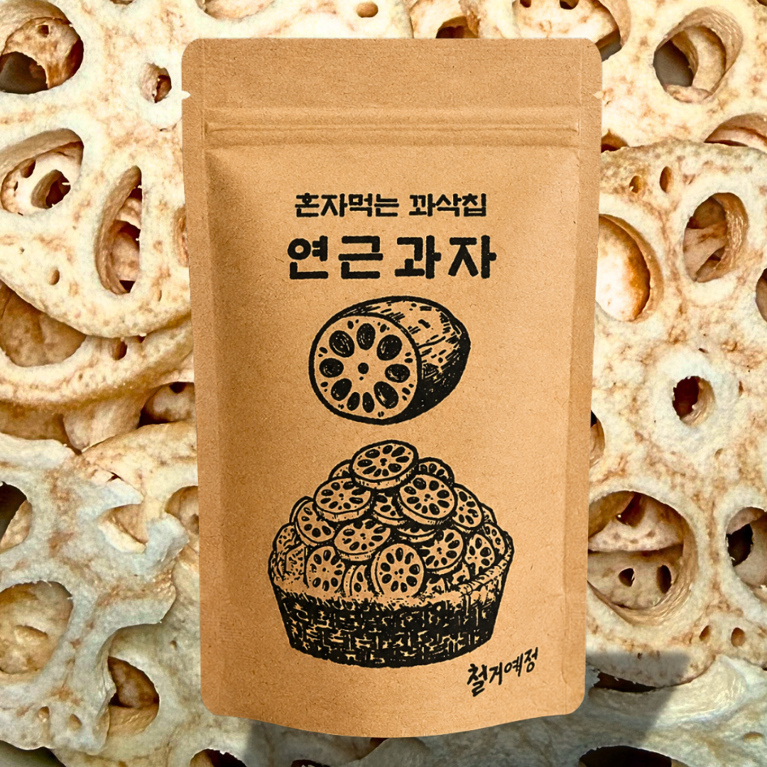 연근칩 저당 간식 동결건조 야채 과자 연근부각 혼자먹는 꽈삭칩 30g, 10개 - 상품 이미지