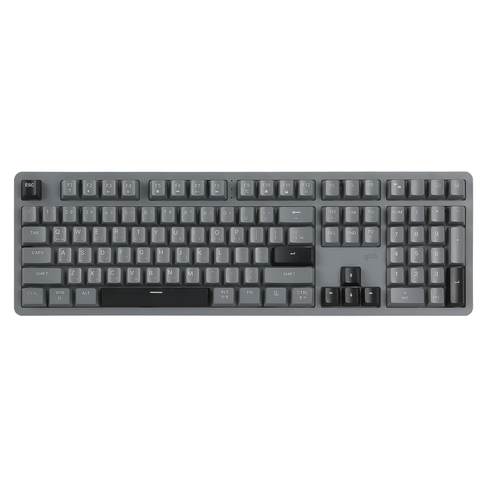 지클릭커 DEEPSEA M DSWK108 RGB 풀윤활 저소음 방수 무선 블루투스 키보드 크림베이지 이미지 6