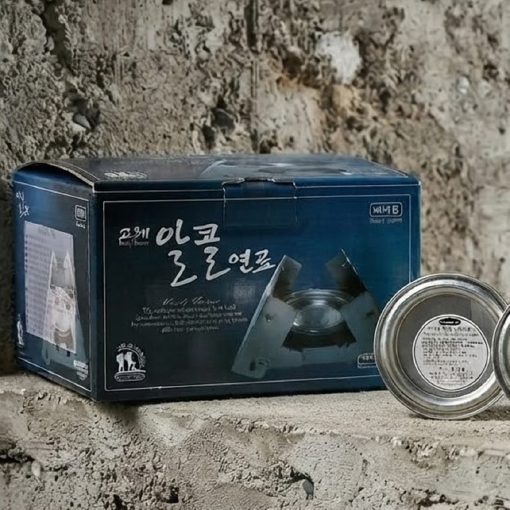 실용적인 국산 고체연료 에탄올 미니화로 고체연료 불쏘시개 70g, 1개 - 상품 이미지