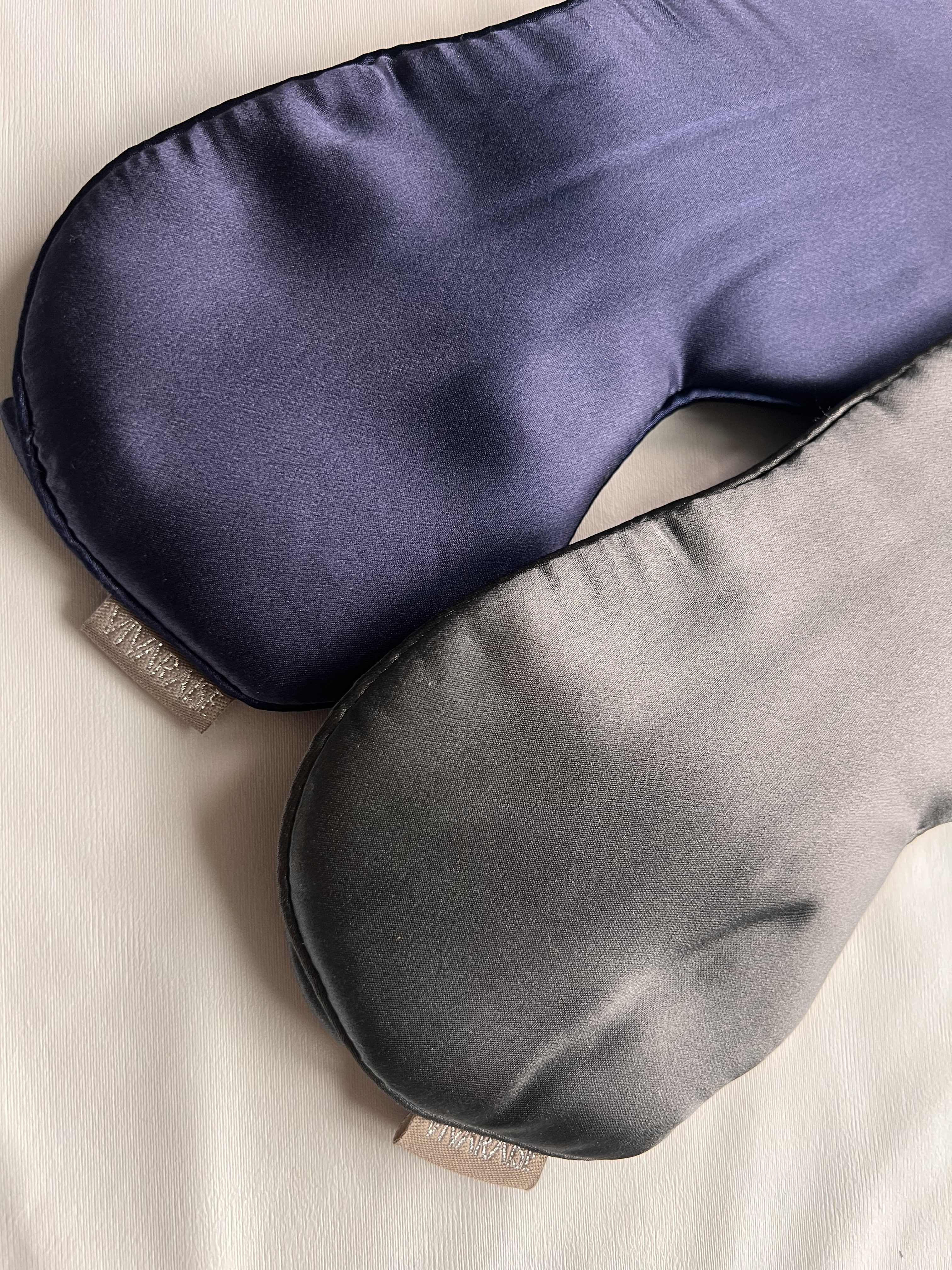 프랑스 비바레즈 애슐리 100% 멀버리실크 수면안대 실크 아이마스크 Ash - 상세 이미지 3