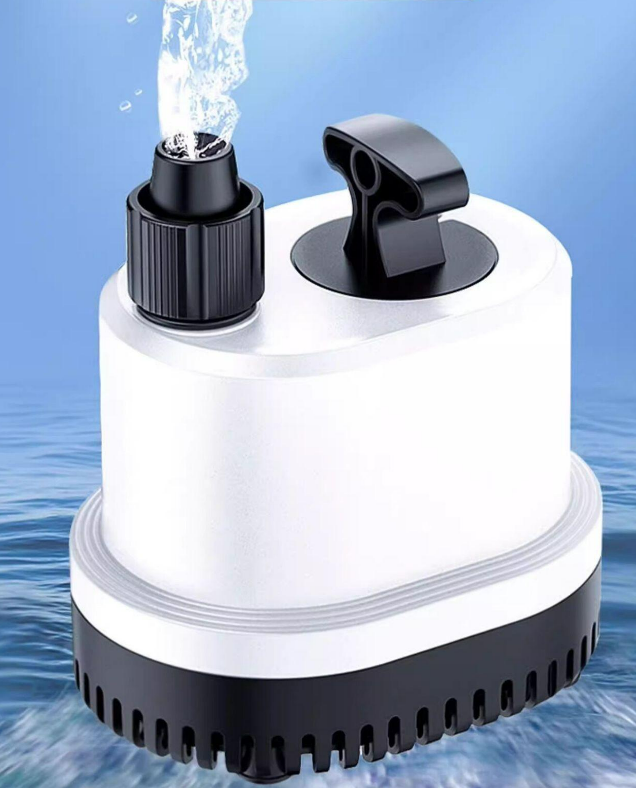소형 수중펌프 저소음 어항 순환 여과 물갈이 수조 교체용 워터펌프 55W CHL-3000 2m 16mm - 상품 이미지
