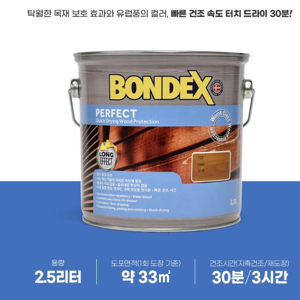 반투명아크릴 수용성스테인 2.5리터 외장재 문짝 창틀 목재페인트 - 상세 이미지 2
