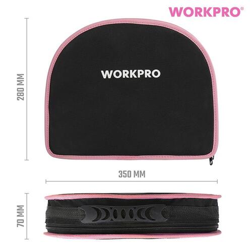 워크프로 가정용 공구세트 DIY 핑크 집수리 집들이 선물 키트 103종 WP206800 - 상세 이미지 3